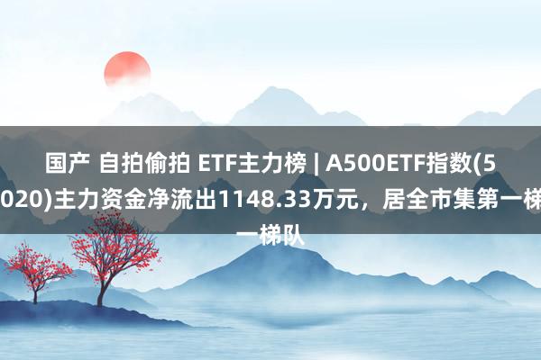 国产 自拍偷拍 ETF主力榜 | A500ETF指数(512020)主力资金净流出1148.33万元,居全市集第一梯队