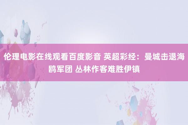 伦理电影在线观看百度影音 英超彩经:曼城击退海鸥军团 丛林作客难胜伊镇
