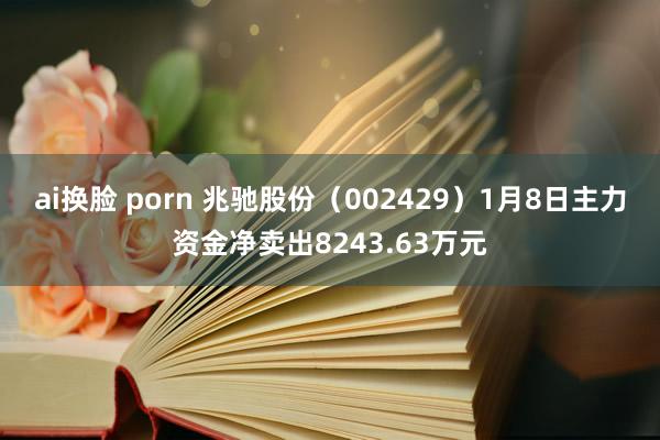 ai换脸 porn 兆驰股份（002429）1月8日主力资金净卖出8243.63万元