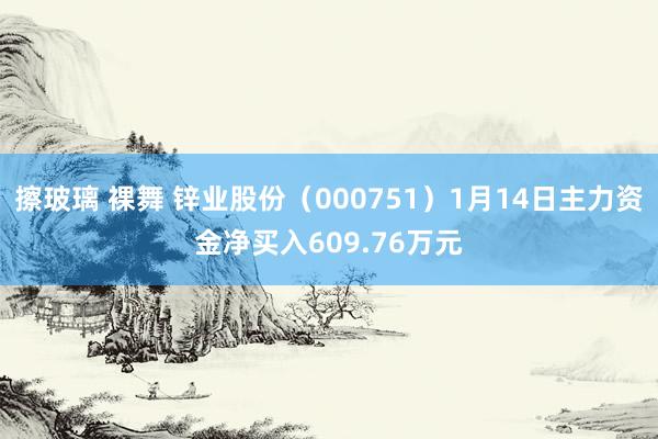 擦玻璃 裸舞 锌业股份(000751)1月14日主力资金净买入609.76万元